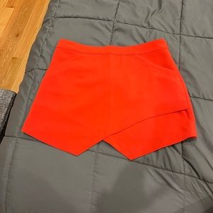 BCBGMaxeria Beckett Asymmetrical Skirt, Poppy color, VGUC, size small